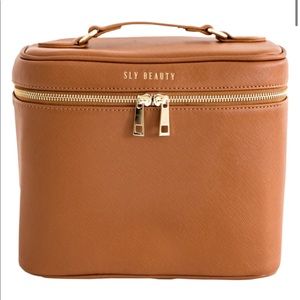 Brand New Ever Need Brown Sly Beauty Makeup Bag